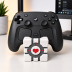 Portal-Inspired Cube Stand for Steam Controller 2026